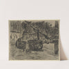 Village draw well by Max Liebermann