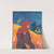 Village Girl in a Red Scarf by Zolo Palugyay