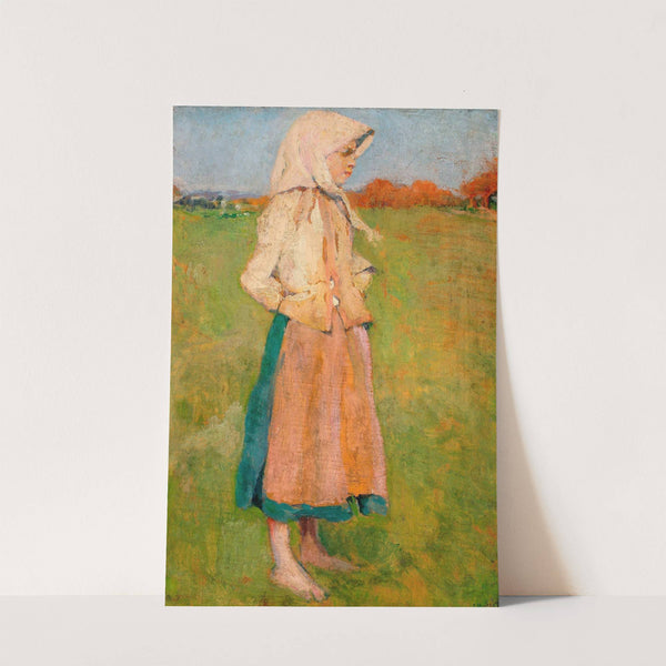 Village girl by Józef Mehoffer
