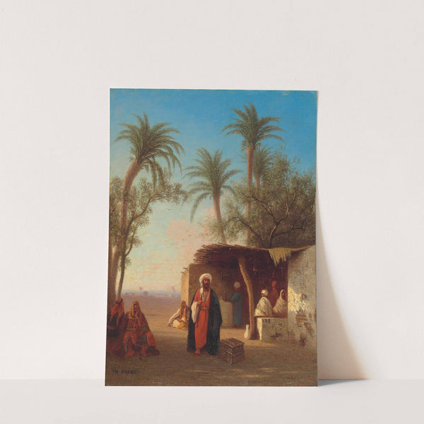 Village in the desert, Algeria by Charles Théodore Frère