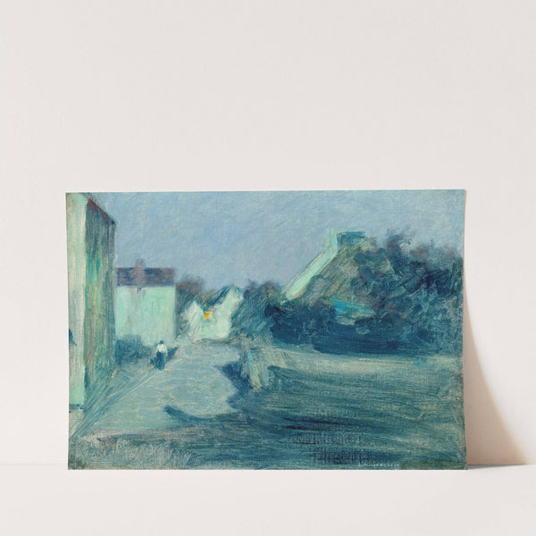 Village Lane in the Moonshine by Samuel Hirszenberg