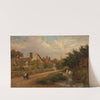 Village Scene by Charles James Lewis