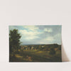 Village Scene near Albany, New York by James McDougal Hart