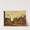 Village scene with peasant festivities by Joost Cornelisz Droochsloot