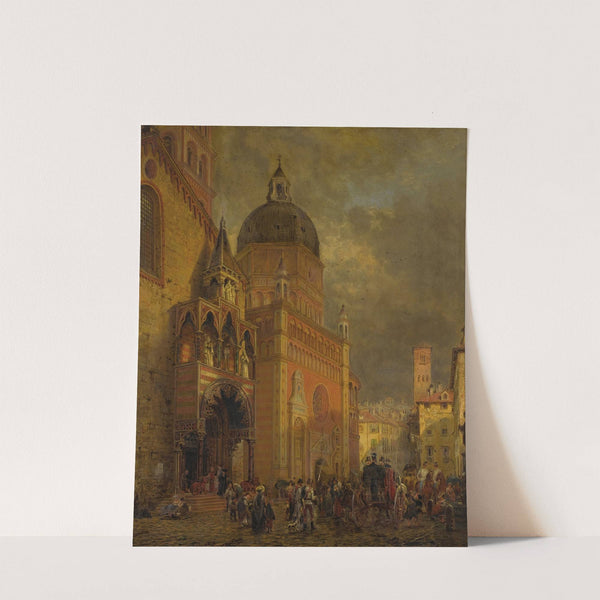Village Square by Edward Lamson Henry