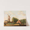 Village with a Windmill by Jan Spaan