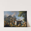 Villagers Preparing To Depart For The Festival Of The Madonna Dell&#039;arco by Pietro Fabris