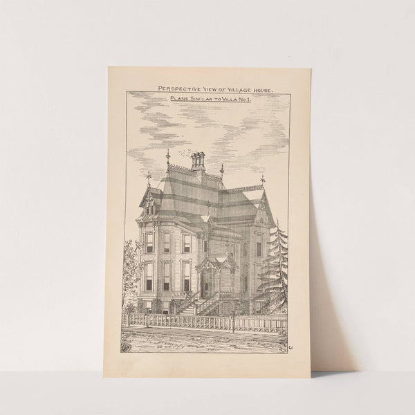 Villas and cottages or, Homes for all Pl.02 (1876) by William M. Woollett