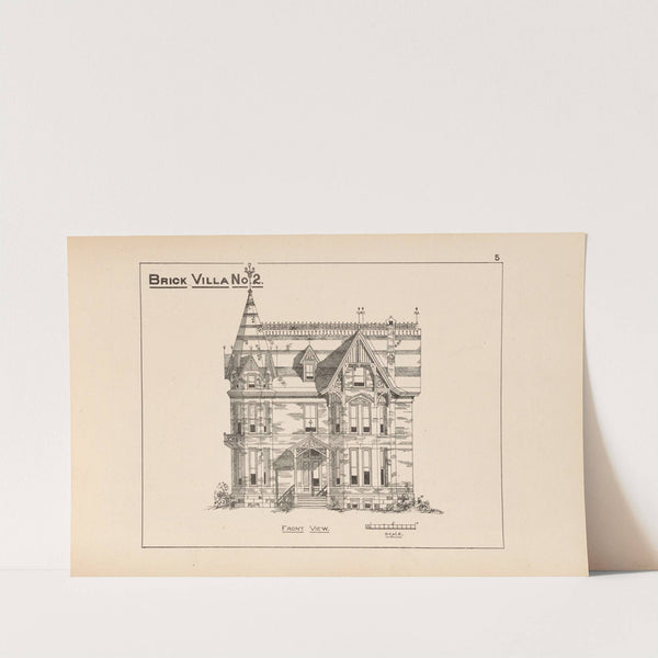 Villas and cottages or, Homes for all Pl.03 (1876) by William M. Woollett