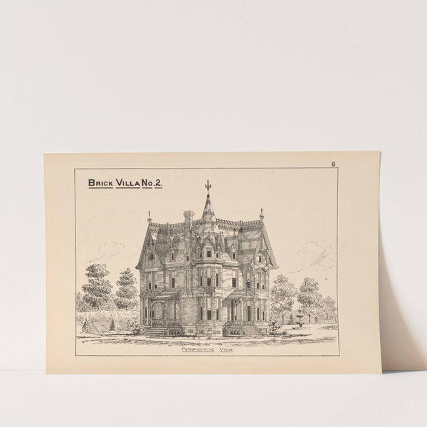 Villas and cottages or, Homes for all Pl.04 (1876) by William M. Woollett