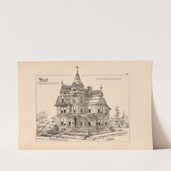 Villas and cottages or, Homes for all Pl.09 (1876) by William M. Woollett