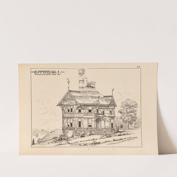 Villas and cottages or, Homes for all Pl.14 (1876) by William M. Woollett