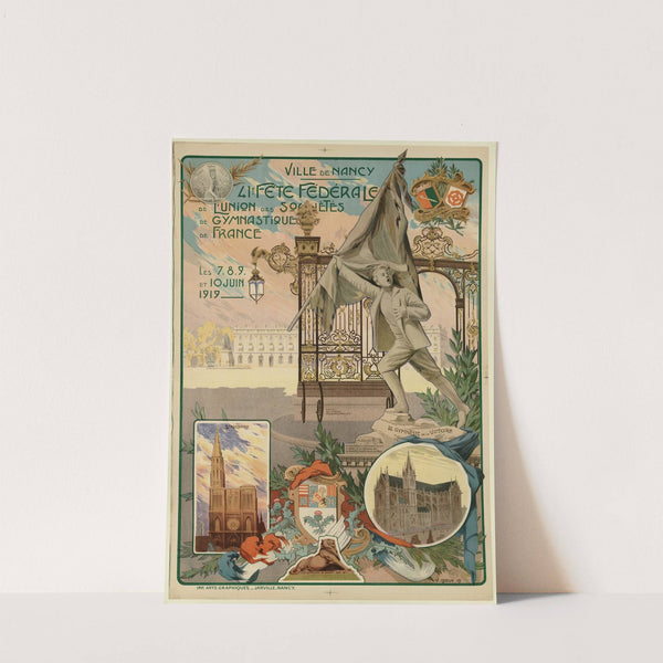 Ville de Nancy ; 41e fête fédérale de l’Union des sociétés de gymnastique de France, les by Victor Idoux