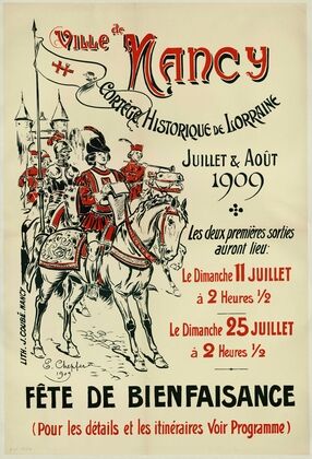 Ville de Nancy ; cortège historique de Lorraine. Juillet et août 1909 (1909)