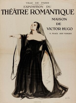 Ville De Paris Exposition Du Theâtre Romantique Maison De Victor Hugo (1921)
