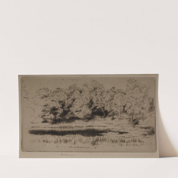 Villebon pond (1902) by Józef Pankiewicz