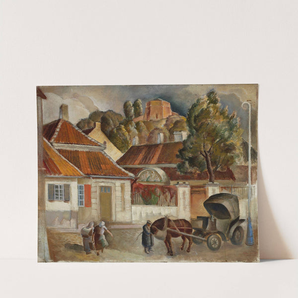 Vilnius hackney-coach (1934) by Michał Rouba