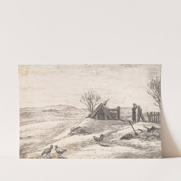 Vinterlandskab ved Vejby by P. C. Skovgaard