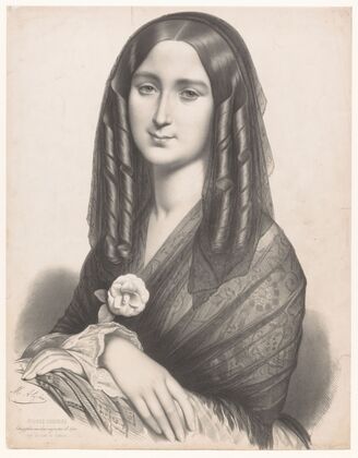 Violetta uit La traviata La Dame au Camélia (1853)