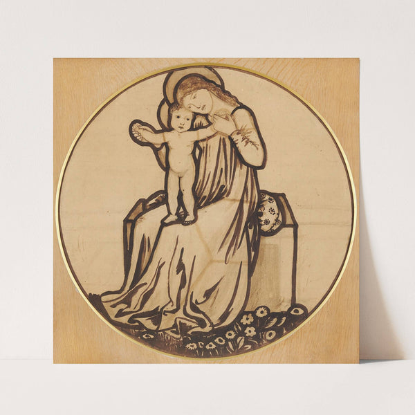 Virgin and Child by Sir Edward Coley Burne-Jones
