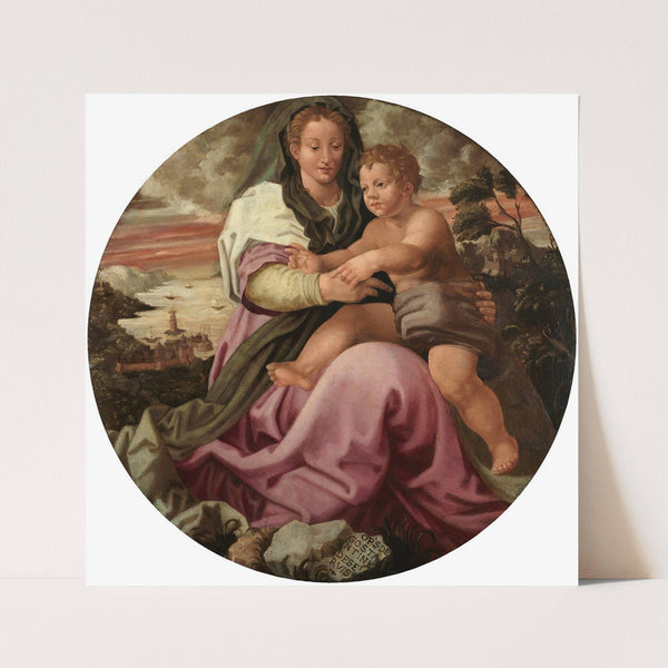 Virgin And Child by Constantini de Servi