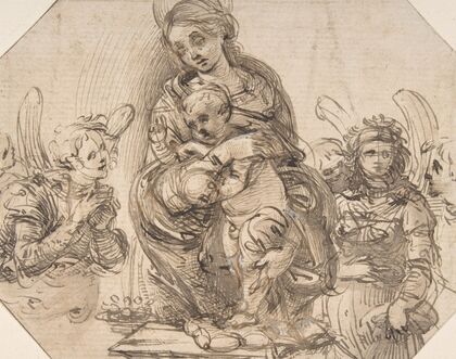 Virgin and Child Attended by Angels (1457–1504)