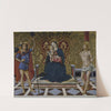 Virgin and Child Enthroned with Saints Christopher and Sebastian (ca. 1498 – 1525) by Fiorenzo Di Lorenzo