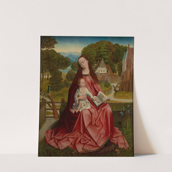 Virgin and Child in a Landscape by Aert van den Bossche