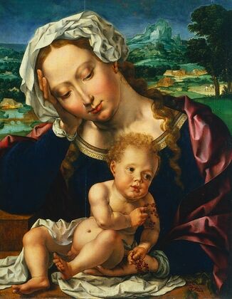 Virgin and Child in a Landscape