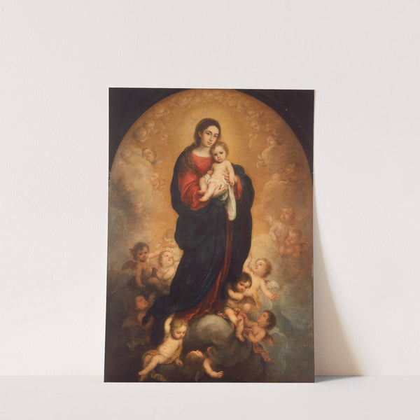 Virgin And Child In Glory by Bartolomé Estebán Murillo