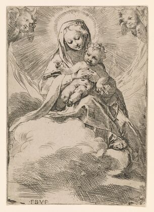 Virgin and Child in the Clouds