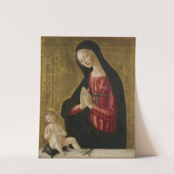 Virgin and Child with a Goldfinch by Neroccio De&#039; Landi