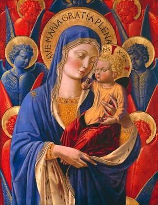 Virgin and Child with Angels — size preview