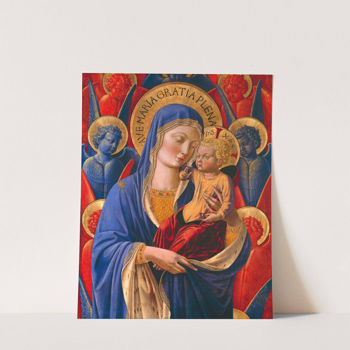 Virgin and Child with Angels by Benozzo Gozzoli