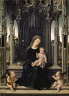 Virgin and Child with Music Making Angels