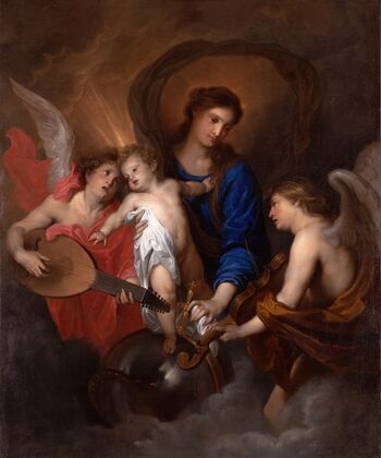 Virgin and Child with Music-Making Angels