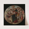 Virgin and Child with Saint John the Baptist by Master of the Borghese Tondo