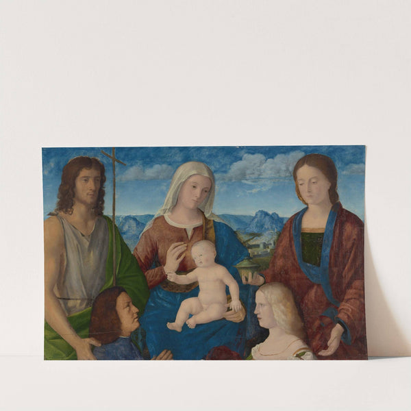 Virgin and Child with Saints and Donors by Pietro degli Ingannati