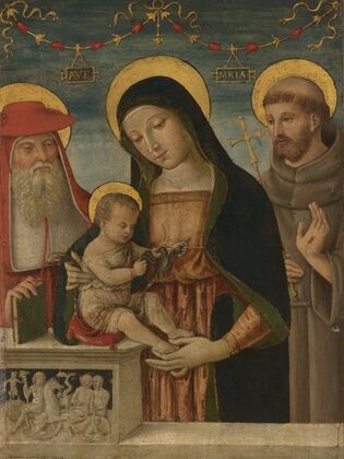 Virgin and Child with Saints Jerome and Francis of Assisi