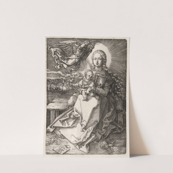 Virgin Crowned by an Angel (1520) by Albrecht Dürer