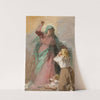 Virgin Mary appearing before a peasant woman, study (1910) by Kazimierz Alchimowicz