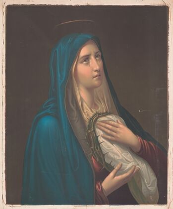 Virgin Mary crying (1878)