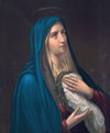 Virgin Mary crying