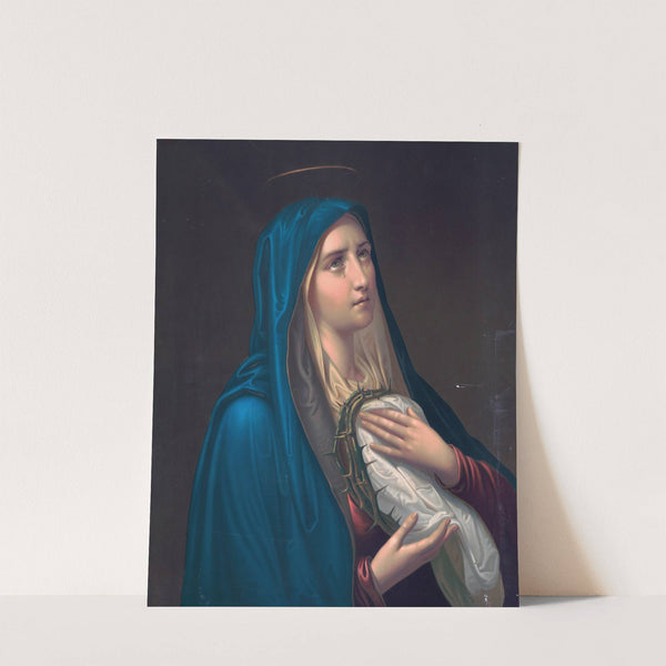 Virgin Mary crying by E. Steinmann