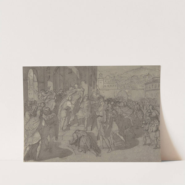 Virginius and Virginia by Wilhelm von Kaulbach