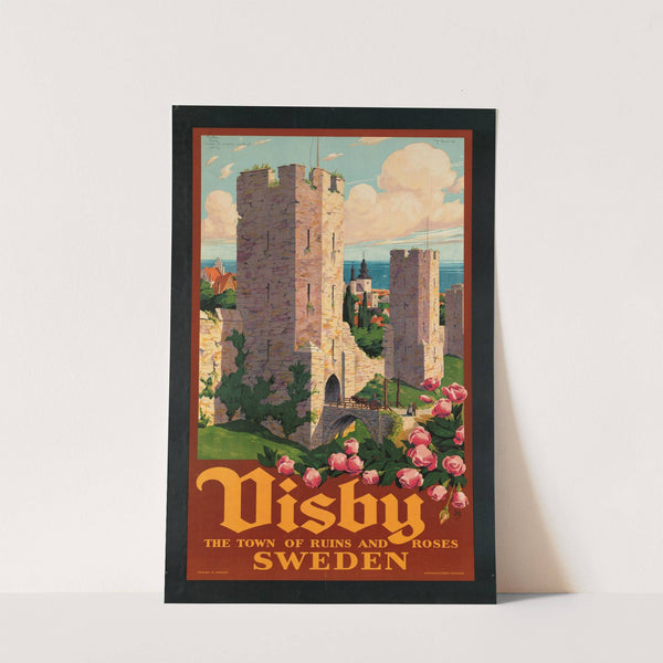 Visby. The town of ruins and roses. Sweden by Ivar Gull