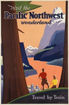 Visit the Pacific northwest wonderland… Travel by train (1925)