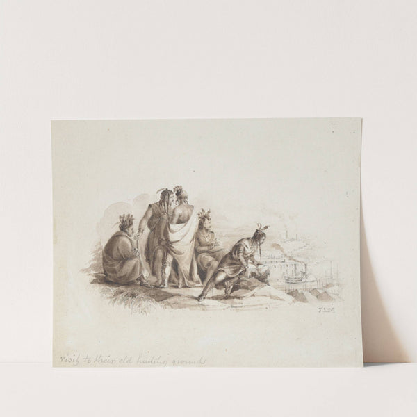 Visit to Their Old Hunting Grounds (from Hosack Album) by John Ludlow Morton