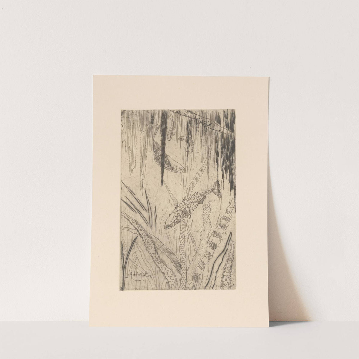 Vissen (1892 - 1951) by Janus de Winter