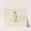 Visser op eiland (1832 - 1897) by Alexander Ver Huell